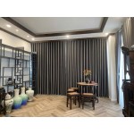 Rèm chống nắng trơn hoa văn chìm 