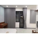 Rèm chống nắng trơn hoa văn chìm 